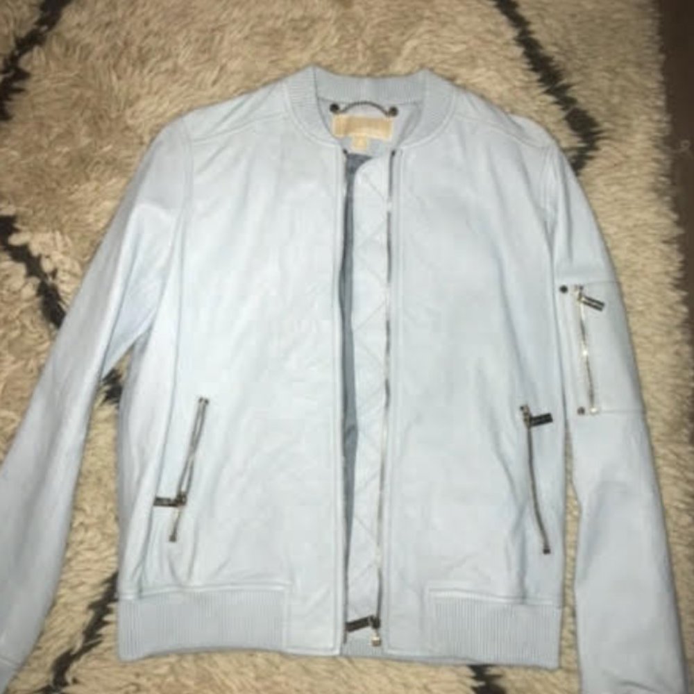 Michael Kors light blue jacket